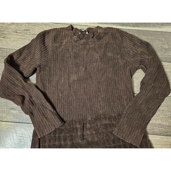 Rebecca Taylor Quilted Velvet Sweater Dress Size XL - Picture 5 of 7